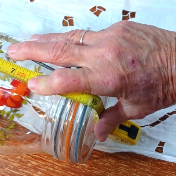 Vtg 1960,S Glass Jar Canister  Peppers Mushrooms France Niveau De Remplissage - Picture 6 of 10